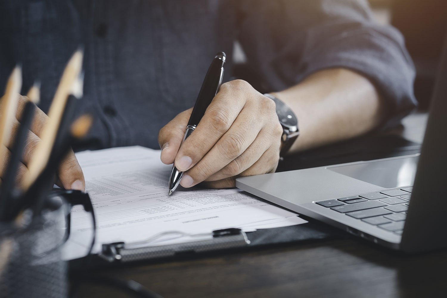 Filling An Application Form